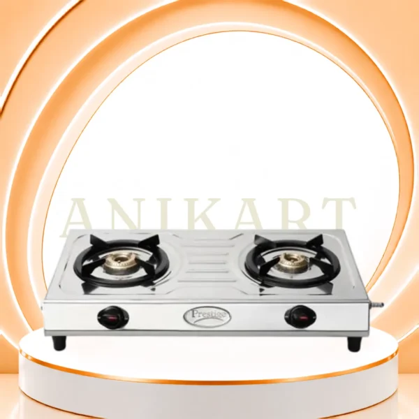 Prestige Prime Stainless Steel 2 Burner Gas Stove