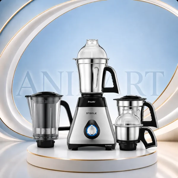 Preethi Steele Supreme 750W Mixer Grinder