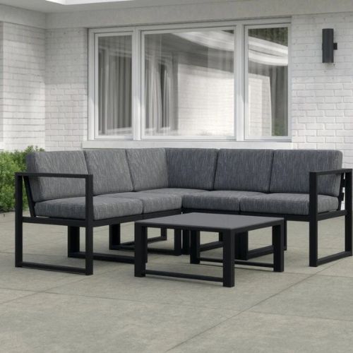 Sofa Set with Iron Frame