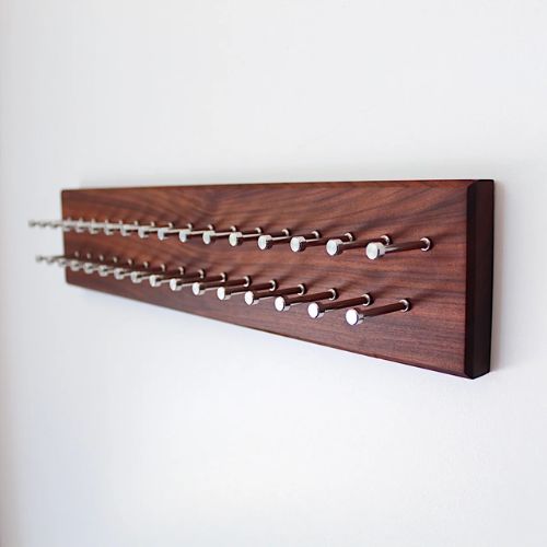 Wooden Tie Rack